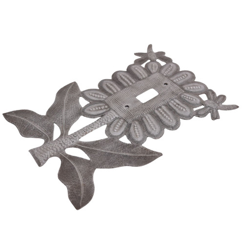 Jean Elise Haitian art, Fair Trade home décor, Recycled steel switch plate