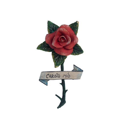 Carino Mio, Carino Mio Ornament, Carino Mio Flor, Peruvian Folk Art, My Dear One Flower, Floral Ornament, Vintage Floral