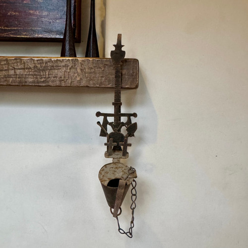 Hand-Forged Iron
Primitive Iron Tool
Blacksmith Made Lamp