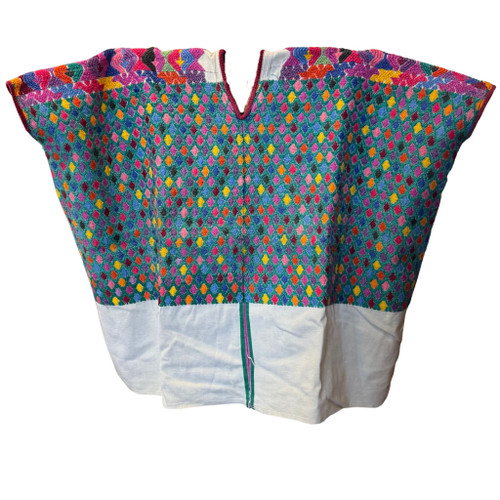 Vintage Guatemalan Huipil
Handwoven Huipil Blouse
San Pedro Sacatepequez Textile
Guatemalan Indigenous Clothing