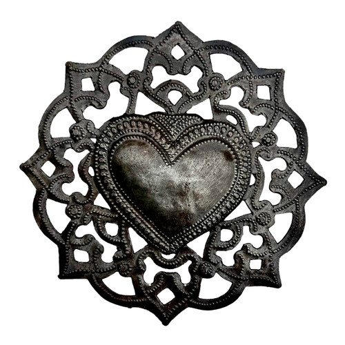 mandala heart wall art
sacred heart decor