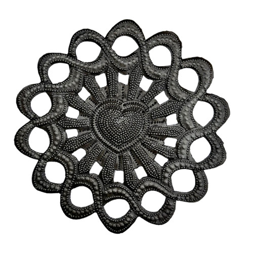 filigree heart wall art
ornate sacred heart decor
