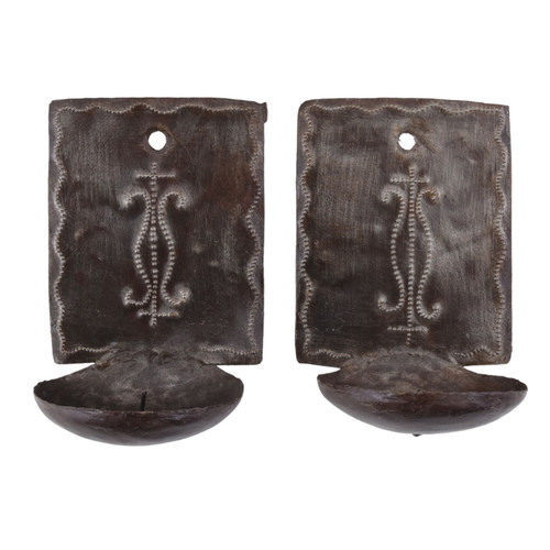 Haitian metal art, angel wing candle holder, Haitian candle holder, fair trade decor, handmade Haitian decor