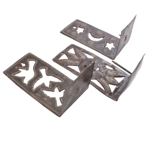 primitive decor, rustic wall decor, boho wall decor, farmhouse wall decor, celestial decor, sun face wall art, moon and stars decor, fair trade decor, artisan metalwork, croix des bouquets art, one of a kind wall decor