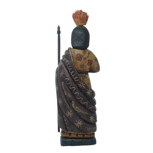 It's Cactus-Guatemalan Folk Art

Hand Carved Guatemalan Folk Art, Saint Joseph Wooden Sculpture, Relgious Statue 6"x5"x18" 

This is a collaboration with Guatemalan artisans cooperative groups, small family businesses, and their own fair trade workshop. They are committed to creating innovative products that support indigenous communities and the environment. This group of artist are offering long term fair wage employment, support education, family nutrition, environmental education and reforestation programs.