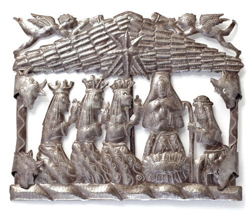 Manger Scene Nativity by Winston  REC125  17" x 14" Manger Scene Nativity by Winston  REC125  17" x 14"