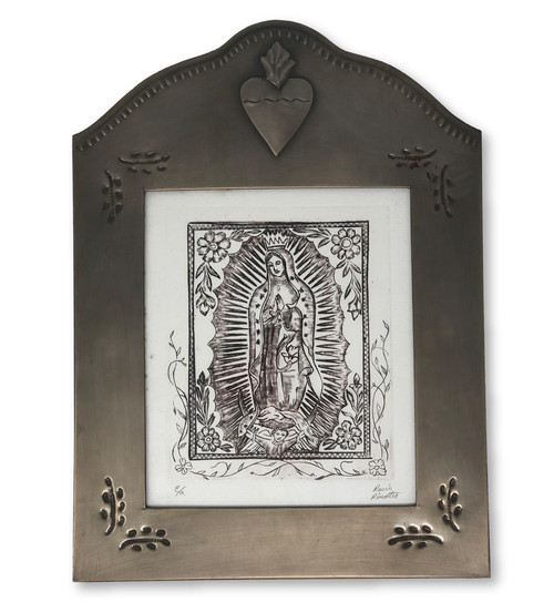 our lady of Guadalupe Tin fame original art work