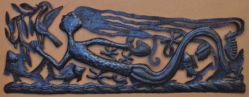 Large mermaid artwork, Haitian Fine Art collection