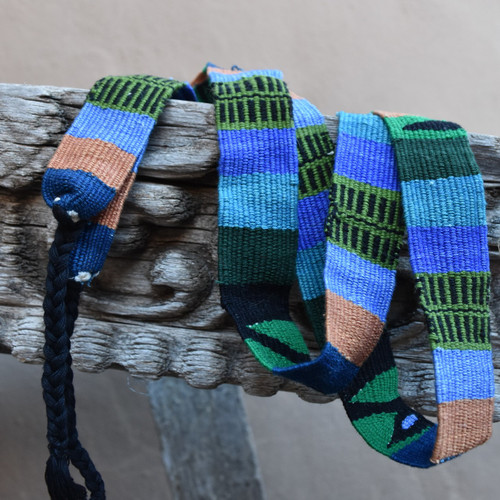 Fair Trade handwoven hat band from Mexico and Guatemala Bright colorful