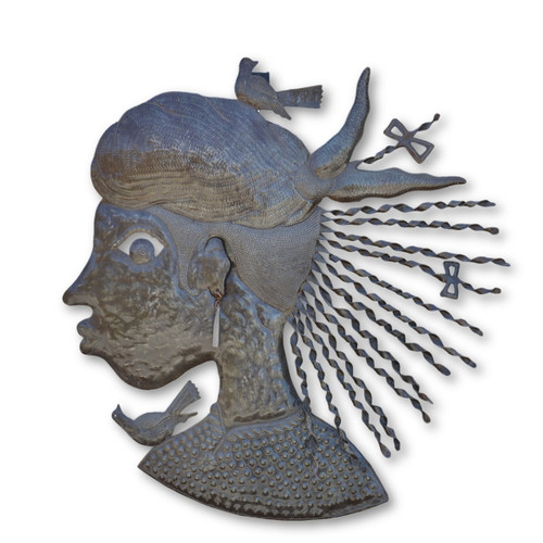 Bird Woman, Child, Art, Sculpture, Fair Trade, One-of-a-Kind, Limited Edition, Sustainable, Eco-Friendly, Help Haiti, Haitian Art Bird Woman, Child, Art, Sculpture, Fair Trade, One-of-a-Kind, Limited Edition, Sustainable, Eco-Friendly, Help Haiti, Haitian Art
