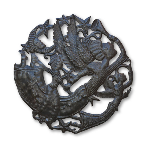 Angels, First Communion, Religious Art, Haiti, Haitian, Metal, Steel, One-of-a-Kind, Limited Edition, Fair Trade, Help Haiti, Fight Poverty, Sustainable, Eco-Friendly Angels, First Communion, Religious Art, Haiti, Haitian, Metal, Steel, One-of-a-Kind, Limited Edition, Fair Trade, Help Haiti, Fight Poverty, Sustainable, Eco-Friendly