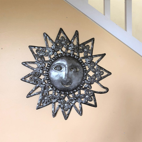 Wall Decor, Metal sun art