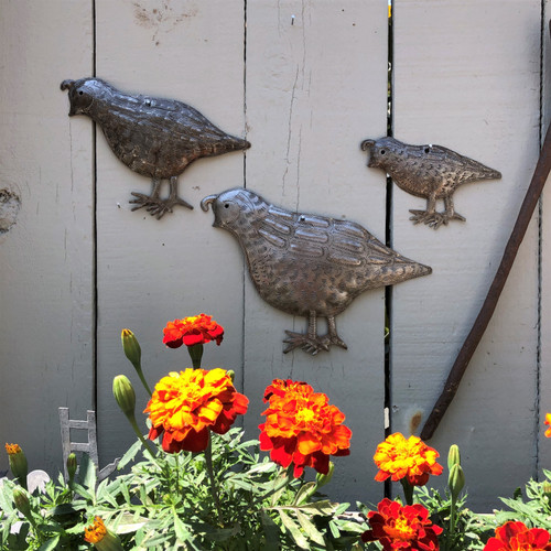 HAITIAN METAL ART QUAIL