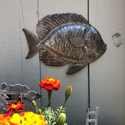Haiti metal wall art sea life theme fish nautical