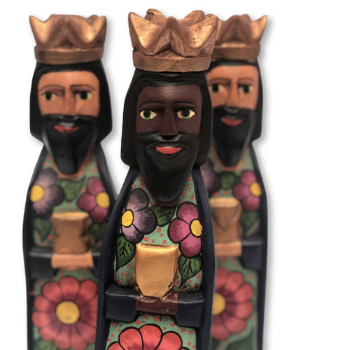 Guatemalan nativity set, Hand-carved nativity, Handmade nativity scene