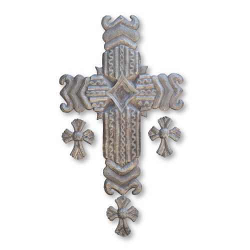 Cross, Crosses, Religious, Religion, Haiti, Catholic, Christian, Christianity, Roman Catholic Church, One-of-a-Kind, Limited Edition, Sustainable, Eco-Friendly, Recycle, Recyclable
