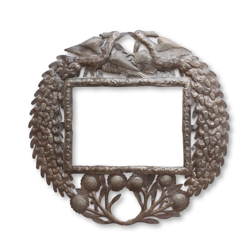 Peacock Frame, Flowers, Peacock, Birds, Haiti, Metal, Steel, Rustic, Farmhouse, Home Decor, Interior Design, Patio Peacock Frame, Flowers, Peacock, Birds, Haiti, Metal, Steel, Rustic, Farmhouse, Home Decor, Interior Design, Patio