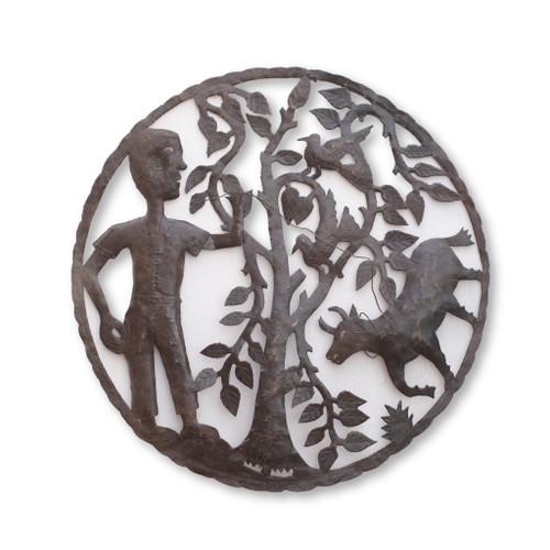 Shepherd, Cow, Trees, Framed Artwork, One-of-a-Kind, Limited Edition, Sustainable, Eco-Friendly, Handcrafted, Handmade, Shepherd, Cow, Trees, Framed Artwork, One-of-a-Kind, Limited Edition, Sustainable, Eco-Friendly, Handcrafted, Handmade,
