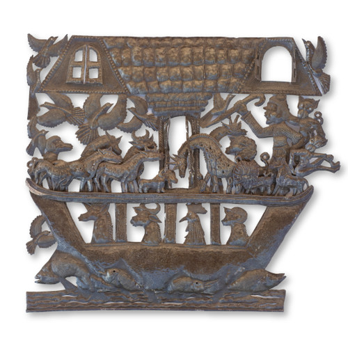 Noah's Arc, Biblical Art, Bible, Religious Art, Home Decor, Animals, Great Flood, Sustainable, Eco-Friendly, Handcrafted, Handmade, Water, Horses, Kids Room, Living Room, Home Decor, Metal Noah's Arc, Biblical Art, Bible, Religious Art, Home Decor, Animals, Great Flood, Sustainable, Eco-Friendly, Handcrafted, Handmade, Water, Horses, Kids Room, Living Room, Home Decor, Metal