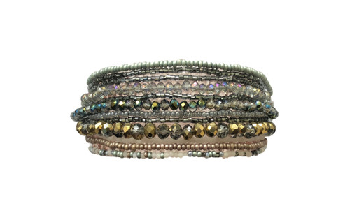 Beaded Bracelet, Magnetic Clasp Beaded Bracelet, Magnetic Clasp