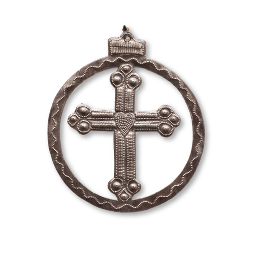 Christmas Ornaments, Cross, Home Decorations, Small, Handmade in Haiti, Gift Giving 5 x 5 Inches Christmas Ornaments, Cross, Home Decorations, Small, Handmade in Haiti, Gift Giving 5 x 5 Inches