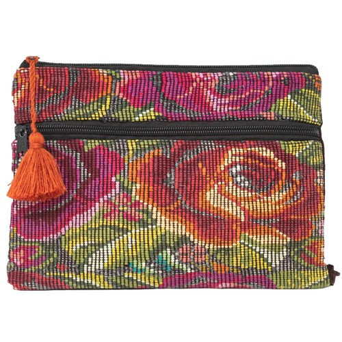 Vintage Huipil Purse, Vintage Clutch, Vintage Rose Clutch, Rose Huipil, Vintage Rose Huipil  Vintage Huipil Purse, Vintage Clutch, Vintage Rose Clutch, Rose Huipil, Vintage Rose Huipil