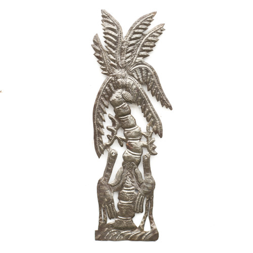 Palm Tree, Birds, Pigeons, Flamingos, Island Living, Caribbean Life, Sustainable, Eco-Friendly, Recycle, Recycled, Recyclable, Oil Barrels, Handcrafted, Handmade Palm Tree, Birds, Pigeons, Flamingos, Island Living, Caribbean Life, Sustainable, Eco-Friendly, Recycle, Recycled, Recyclable, Oil Barrels, Handcrafted, Handmade