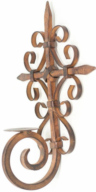 Spiral Metal Wall Cross Mexico