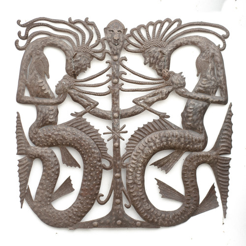 Mermaid, Mystical Creature, Religious, Haiti, Haitian Art, Sustainable, Eco-Friendly, Limited Edition, One-of-a-Kind, Mermaid, Mystical Creature, Religious, Haiti, Haitian Art, Sustainable, Eco-Friendly, Limited Edition, One-of-a-Kind,