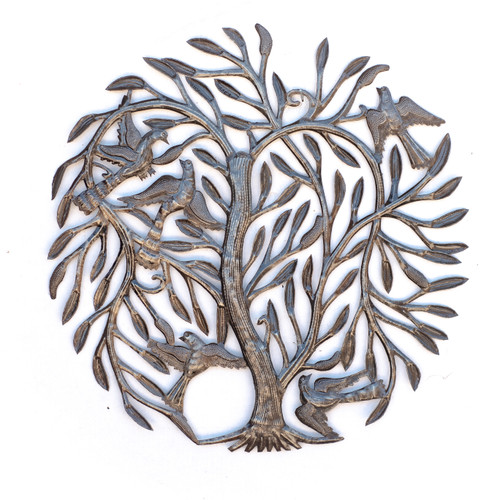 Tree of Life, Trees, Handcrafted, Handmade, Birds, Fluttering, Flying, Wings, Sustainable, Eco-Friendly, Recycle, Recyclable, Metal, Steel Tree of Life, Trees, Handcrafted, Handmade, Birds, Fluttering, Flying, Wings, Sustainable, Eco-Friendly, Recycle, Recyclable, Metal, Steel