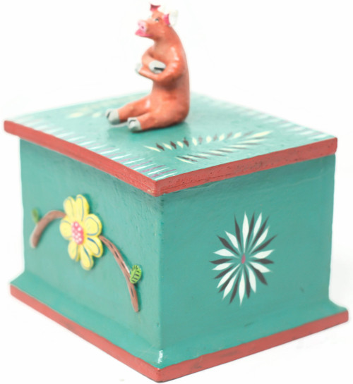 Bright Colored Pig Box