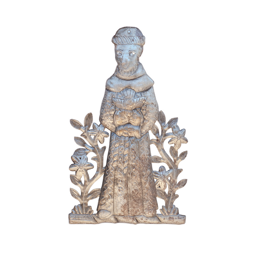 St Francis, Saint, Saints, Religious, Religion, Christian, Catholic, Haiti, Haitian, Home Decor, Metal, Steel, Oil Barrels, Recycle, Recyclable, Fair Trade St Francis, Saint, Saints, Religious, Religion, Christian, Catholic, Haiti, Haitian, Home Decor, Metal, Steel, Oil Barrels, Recycle, Recyclable, Fair Trade