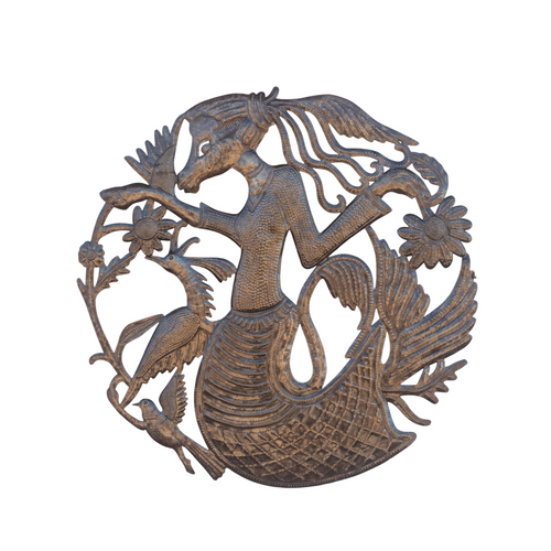 Mystical Creature, Voodoo, Goat, Angel, Flowers, Floral Art, Land Animals, Haiti, Haitian, Sustainable, Eco-Friendly, Recycle, Recyclable Mystical Creature, Voodoo, Goat, Angel, Flowers, Floral Art, Land Animals, Haiti, Haitian, Sustainable, Eco-Friendly, Recycle, Recyclable