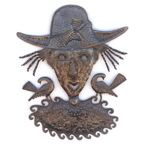 Spring Grandma, Birds, Handcrafted, Handmade, Sustainable, Eco-Friendly, Limited Edition, Fair Trade,  Mask, Haitian Decor, Garden Decor Spring Grandma, Birds, Handcrafted, Handmade, Sustainable, Eco-Friendly, Limited Edition, Fair Trade,  Mask, Haitian Decor, Garden Decor