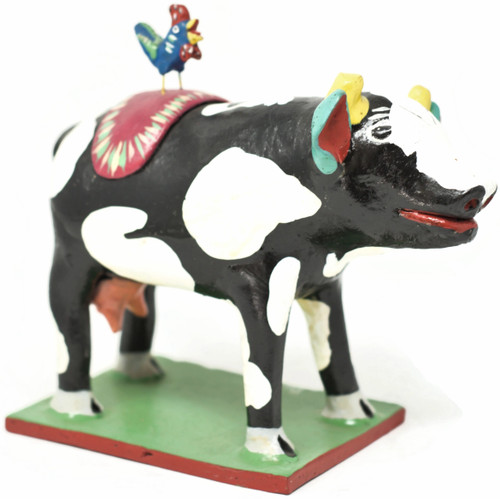 Chicken Riding a Cow Piggy Bank
