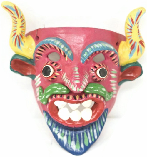 Whimsical Mask Thought to Scare away Evil Spirits