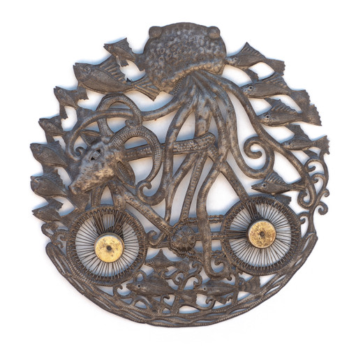 Goat, Bike, Bicycle, Jellyfish, Octopus, Squid, Fish, Sea Life, Ocean, Voodoo, Whimsical, Fair Trade, One-of-a-Kind, Limited Edition, Wheels Goat, Bike, Bicycle, Jellyfish, Octopus, Squid, Fish, Sea Life, Ocean, Voodoo, Whimsical, Fair Trade, One-of-a-Kind, Limited Edition, Wheels