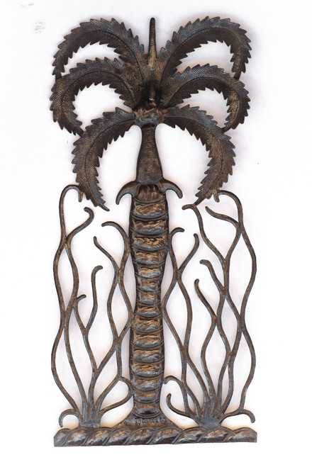 Palm Tree, Island Life, Island Living, Caribbean, Haiti, Haitian, Tropical, Relaxation, One-of-a-Kind, Handcrafted, Handmade, Recycle, Recyclable,