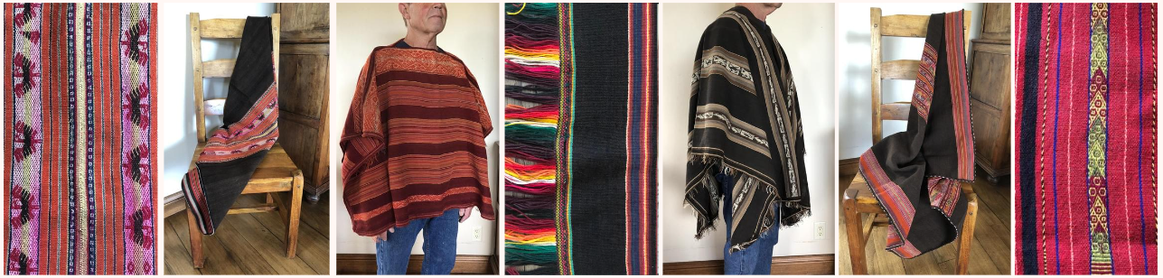 Vintage Bolivian Mantas, Vintage Bolivian Textiles 