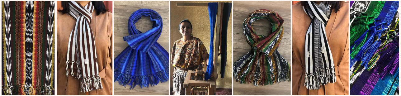 Handmade Guatemalan  Cotton Scarves