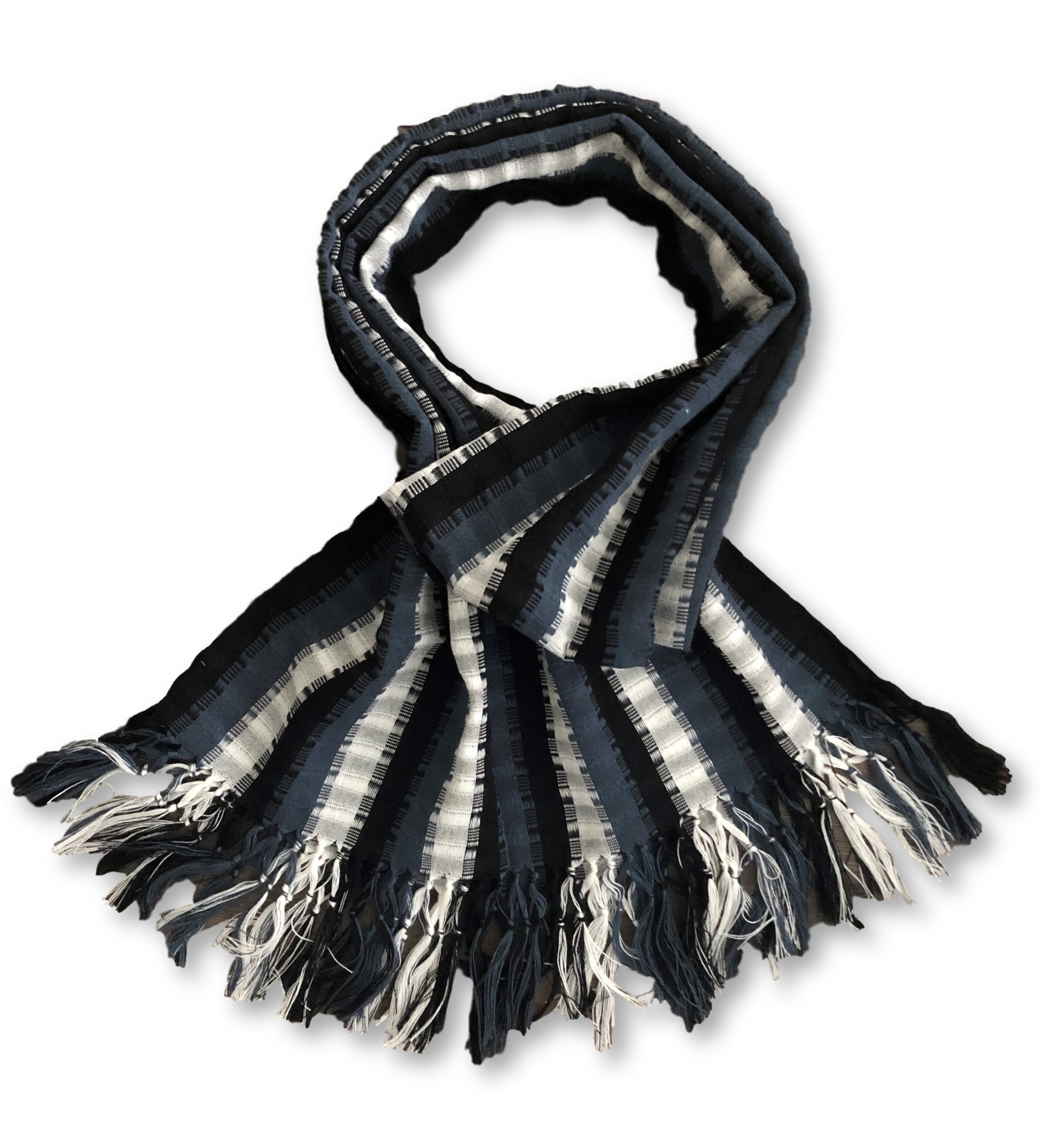 black cotton scarf