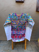 Huipil, Vintage Huipil Textile, Guatemala Folk Art, Colorful Textile Decor, Handwoven Colorful Textiles, Handwoven Colorful Huipil