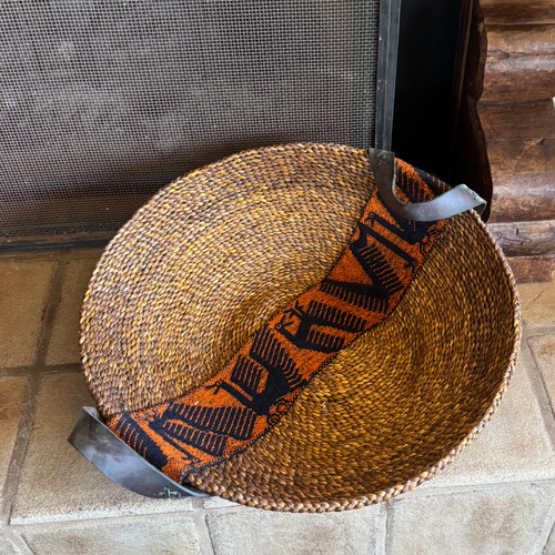 Tinalik Bolivian Hand Woven Basket with Traditional Tarabuco Weaving and ...