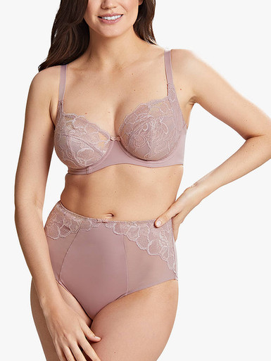 Cassiopee Invisible full cup bra- Rose Savage