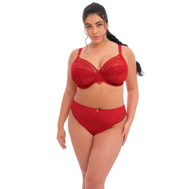 Elomi Smooth Haute Red Full Plus Size Brief Panty 4565 – The Bra Genie