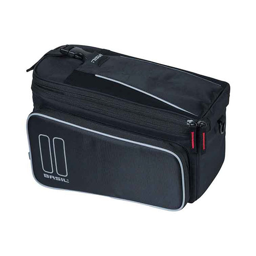Basil Sport Design - trunkbag MIK – 7-15 liter - black Basil Sport Design - trunkbag MIK – 7-15 liter - black