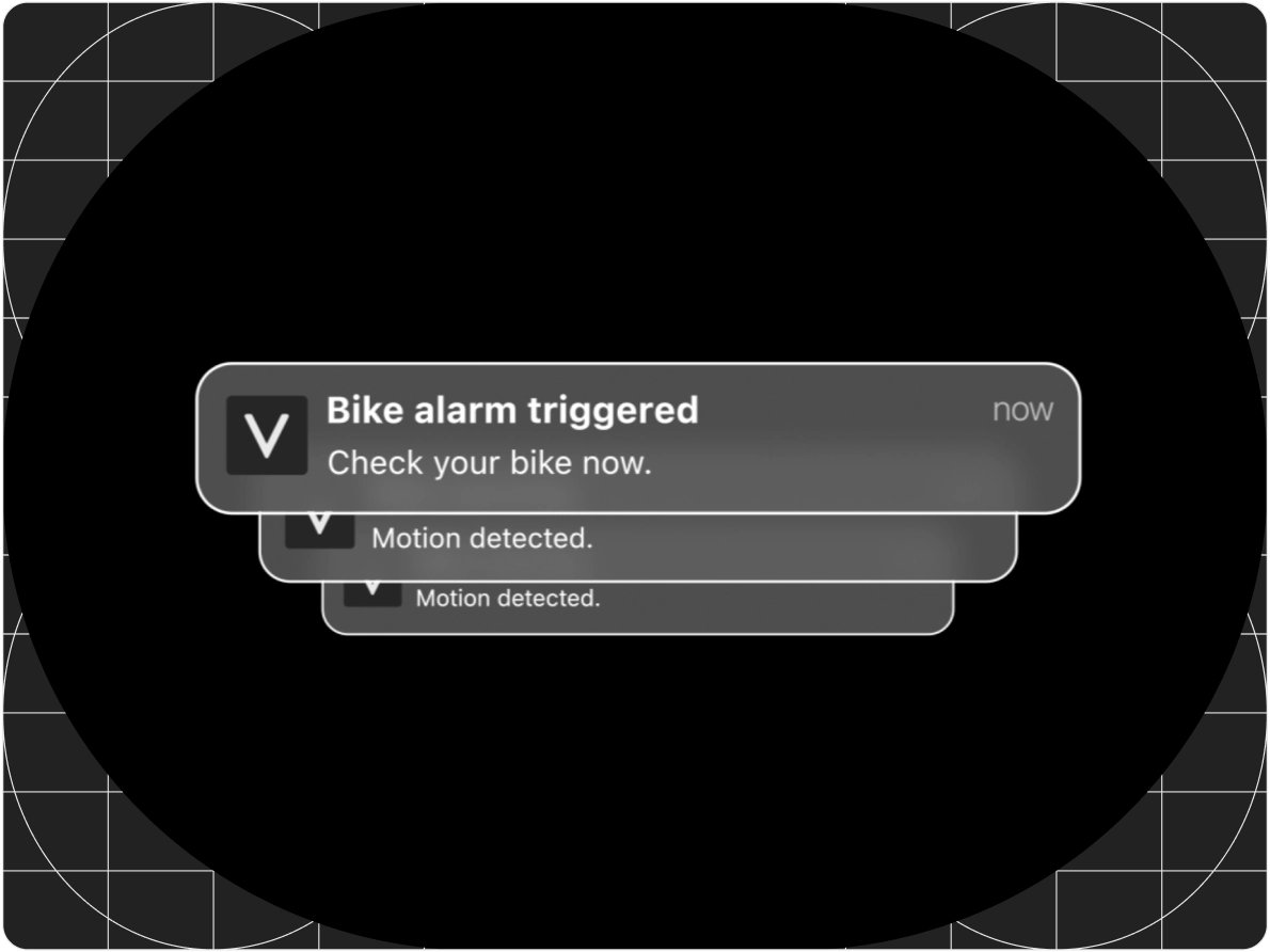 VanMoof S6 Motion-Activated Alarm