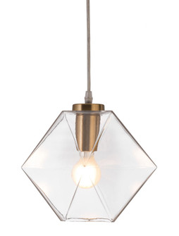 Jenny One Light Ceiling Lamp in Gold, Clear (339|56122)