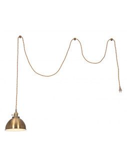 Oscar One Light Ceiling Lamp in Brass (339|56119)