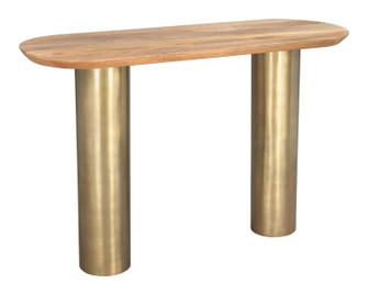 Vuite Console Table in Natural, Brass (339|109467)